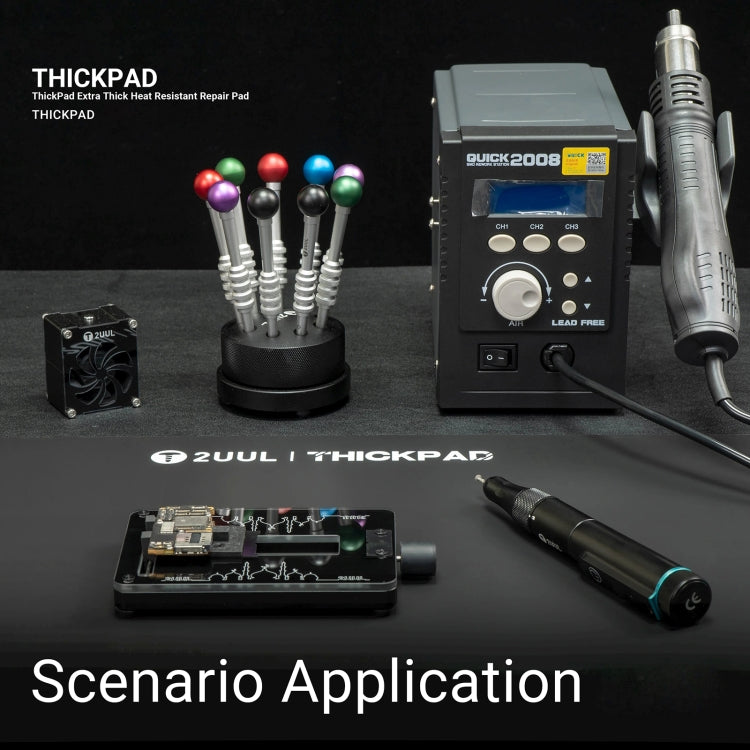 2UUL ST86 50x35cm Extra Thick Heat-Resistant Anti-static Silicone Pad by 2UUL