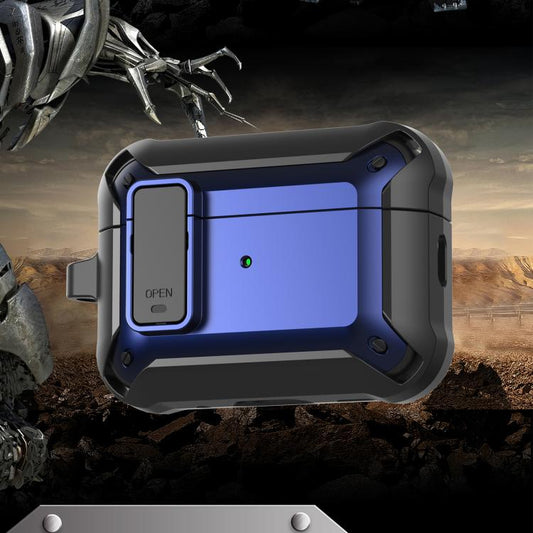 For AirPods Pro 3 Bumblebee Bluetooth Earphone Silicone Protective Cover(Navy Blue) - For AirPods Pro 3 by buy2fix | Online Shopping UK | buy2fix