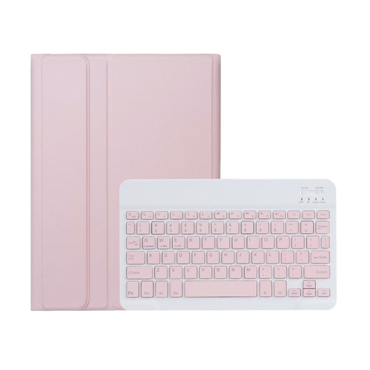 For Huawei MatePad SE 11 2024 AH21 Ultra-thin Detachable Bluetooth Keyboard Leather Tablet Case(Pink White) by buy2fix