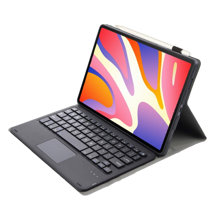 For Huawei MatePad SE 11 2024 AH21-A Ultra-thin Detachable Bluetooth Keyboard Leather Tablet Case with Touchpad(Black) by buy2fix