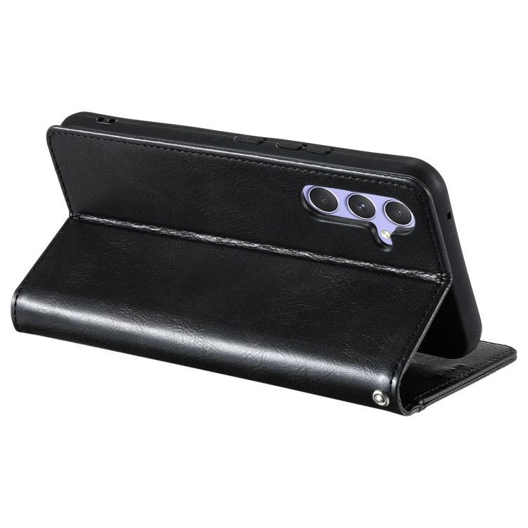 For Samsung Galaxy S25+ 5G Simple 6-Card Wallet Leather Phone Case(Black) by buy2fix