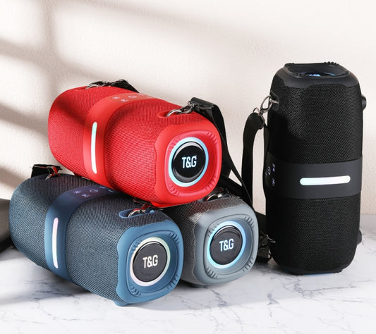 T&G TG669 Outdoor Portable TWS Colorful Wireless Bluetooth Speaker(Red) - Desktop Speaker by T&G | Online Shopping UK | buy2fix