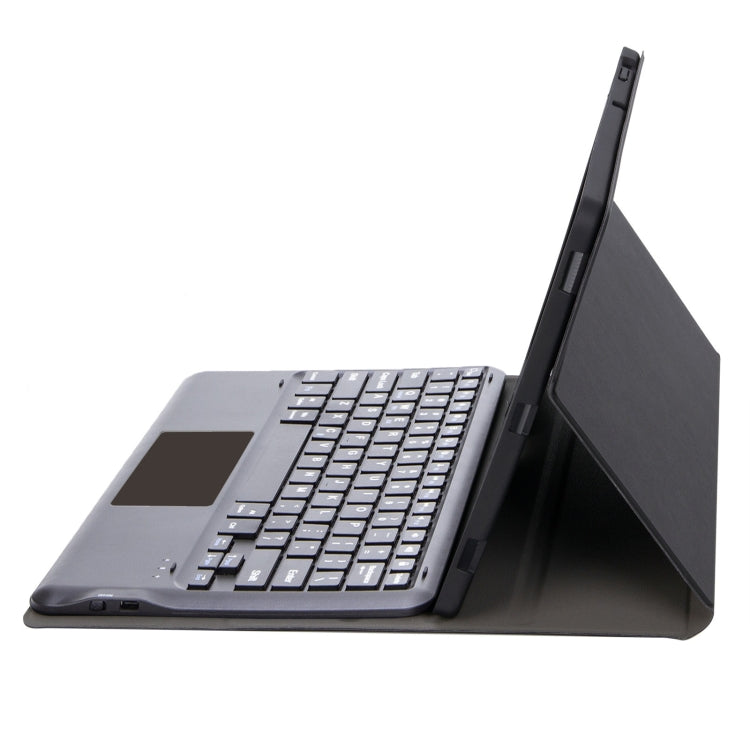For Huawei MatePad Air 12 2024 Ultra-thin Detachable Bluetooth Keyboard Leather Tablet Case with Touchpad(Black) by buy2fix