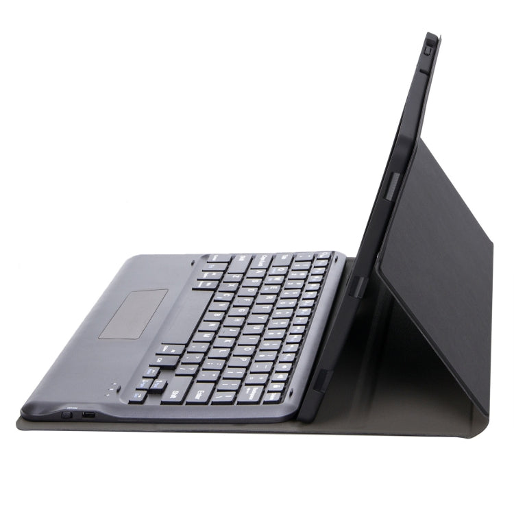 For Huawei MatePad Pro 12.2 Ultra-thin Detachable Bluetooth Keyboard Leather Tablet Case with Touchpad(Black) by buy2fix