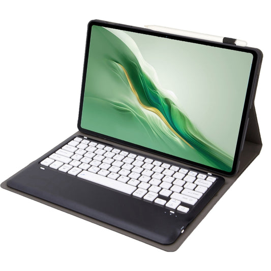 For Honor MagicPad 2 12.3 AH22 Ultra-thin Detachable Bluetooth Keyboard Leather Tablet Case(Black White) by buy2fix