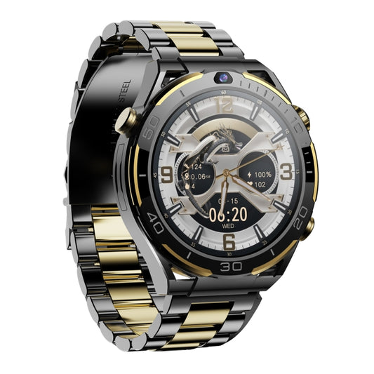 T7 1.508 inch 4G LTE Android 10 Smart Watch, 6GB+128GB, MTK6762 Octa Core, Support Heart Rate / Blood Oxygen(Gold) by buy2fix