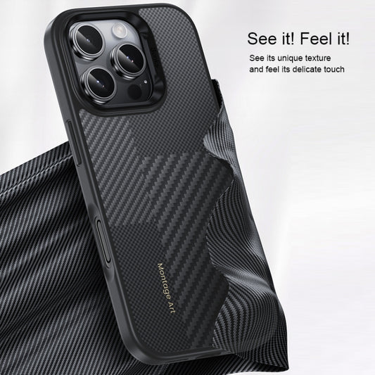 For iPhone 16 Pro Max Benks Montage MagSafe Shockproof Phone Case(Black) by Benks