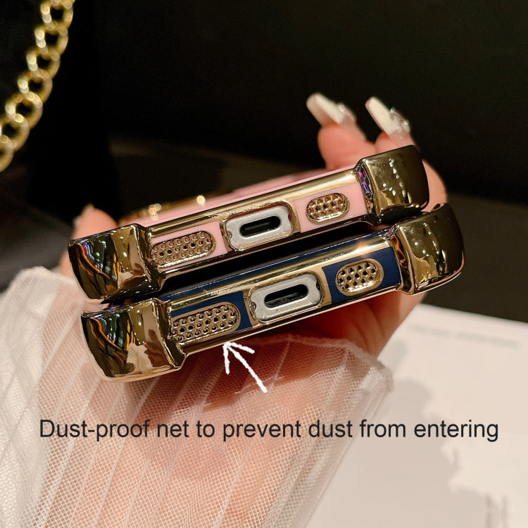 For iPhone 16 Dual-color Plating Space PC Hybrid TPU Phone Case(Black) by buy2fix