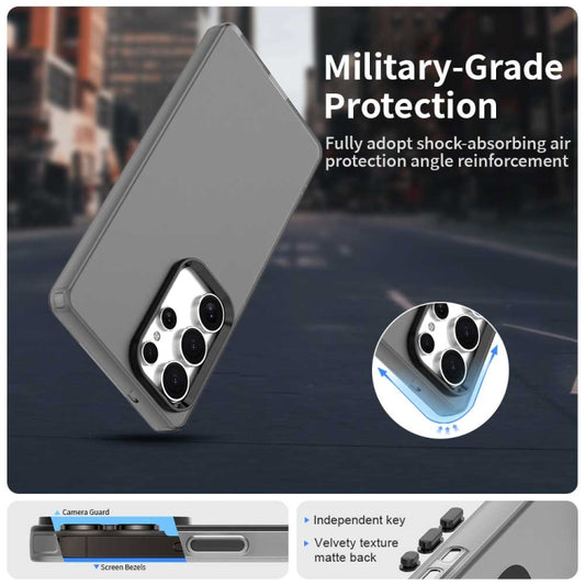 For Samsung Galaxy S25 Ultra 5G Candy PC Hybrid TPU Shockproof Phone Case(Black) by buy2fix