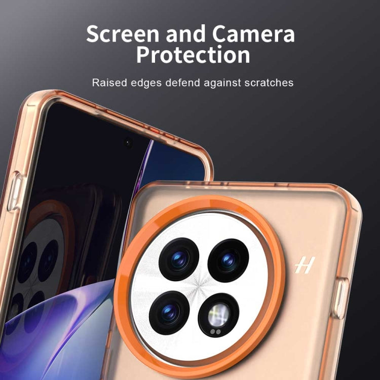 For OnePlus 13 Candy PC Hybrid TPU Shockproof Phone Case(Orange) by buy2fix