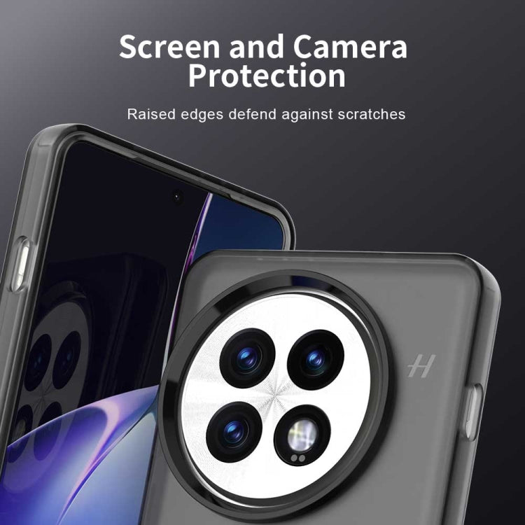For OnePlus 13 Candy PC Hybrid TPU Shockproof Phone Case(Black) by buy2fix