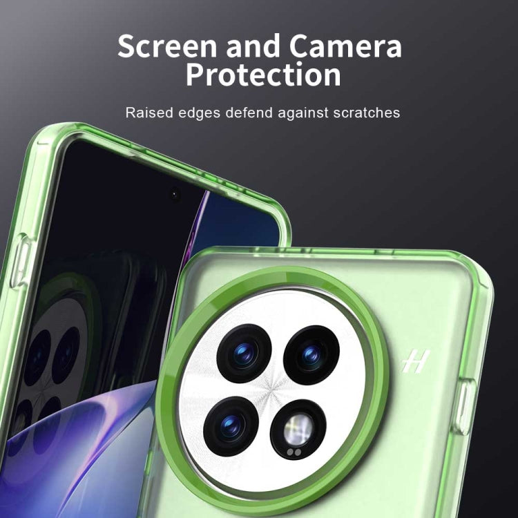 For OnePlus 13 Candy PC Hybrid TPU Shockproof Phone Case(Green) by buy2fix
