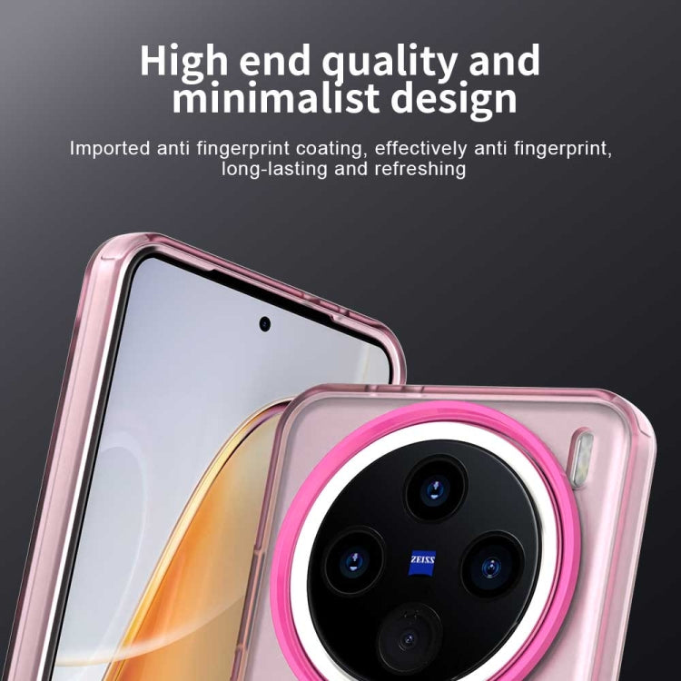 For vivo X200 Candy Magsafe PC Hybrid TPU Phone Case(Red) by buy2fix