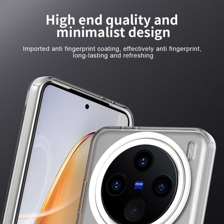 For vivo X200 Pro Candy Magsafe PC Hybrid TPU Phone Case(White) by buy2fix