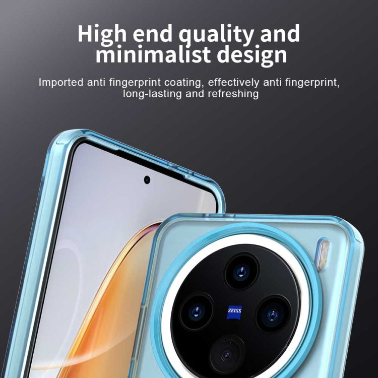 For vivo X200 Pro mini Candy Magsafe PC Hybrid TPU Phone Case(Blue) by buy2fix