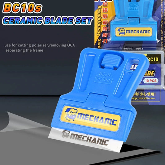 Mechanic BC10s High Sharp Insulation Ceramic Blade Set with Blade Holder by MECHANIC