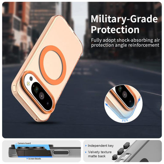 For Google Pixel 10 / 10 Pro Candy Magsafe PC Hybrid TPU Phone Case(Orange) - Google Cases by buy2fix | Online Shopping UK | buy2fix