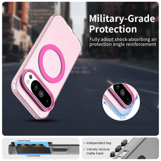 For Google Pixel 10 / 10 Pro Candy Magsafe PC Hybrid TPU Phone Case(Red) - Google Cases by buy2fix | Online Shopping UK | buy2fix