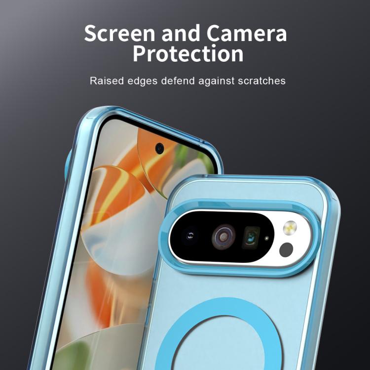 For Google Pixel 10 Pro XL Candy Magsafe PC Hybrid TPU Phone Case(Blue) - Google Cases by buy2fix | Online Shopping UK | buy2fix