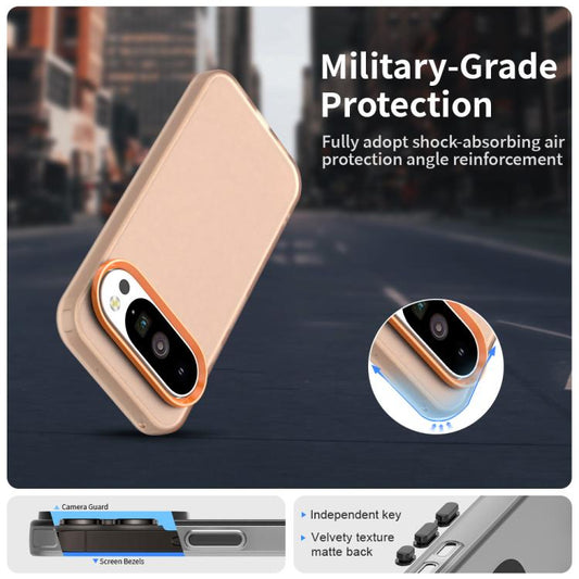 For Google Pixel 10 / 10 Pro Candy PC Hybrid TPU Shockproof Phone Case(Orange) - Google Cases by buy2fix | Online Shopping UK | buy2fix