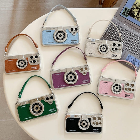 For iPhone 16 Pro Camera Style Phone Case(Sky Blue) by buy2fix