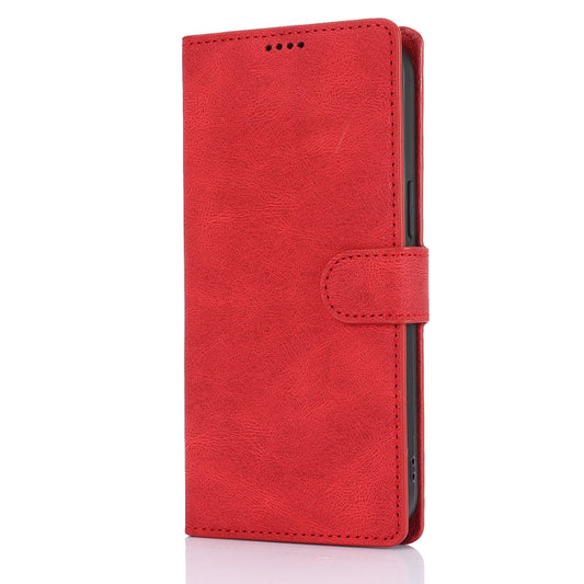 For iPhone 16 Pro Fantasy Skin-feel Calfskin Texture Leather Phone Case(Red) by buy2fix