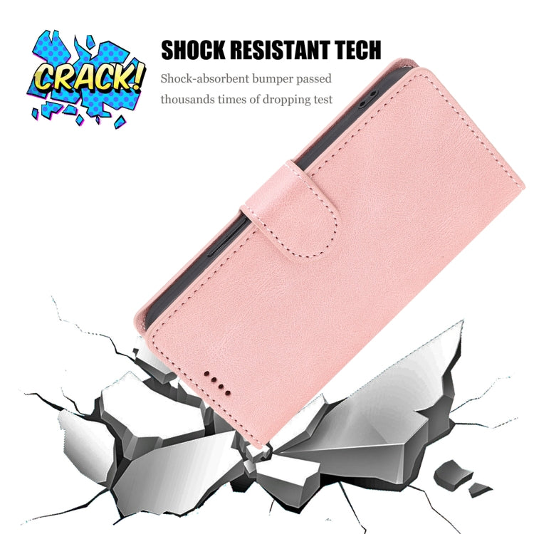 For iPhone SE 2024 Fantasy Skin-feel Calfskin Texture Leather Phone Case(Pink) - More iPhone Cases by buy2fix | Online Shopping UK | buy2fix