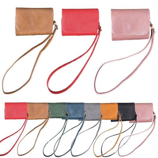 For AirPods 3 Cowhide Texture PU Headset Shockproof Case(Pink) by buy2fix