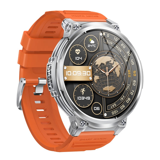 LEMFO K66 1.85 inch Bluetooth Call Smart Watch, Support Heart Rate / Blood Oxygen(Orange) by LEMFO