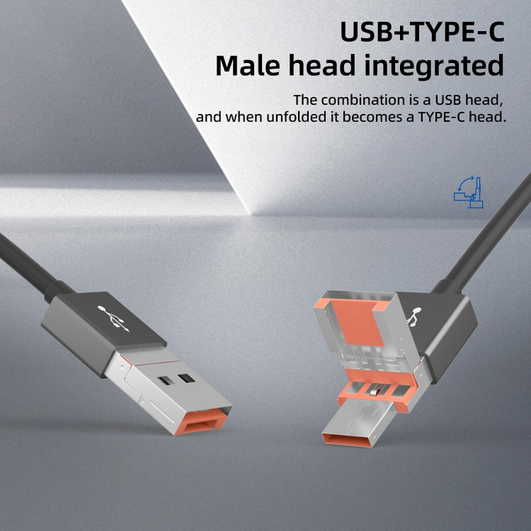 NK-1052TL Pro USB-C / Type-C, 8 Pin, USB to USB-C / Type-C, 3 x USB, TF / SD Card Multi-function Adapter(Dark Grey) by buy2fix