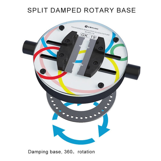 Mijing GK19 Orbicular Universal Toughened Insulated Glass Motherboard Repair Fixture by MIJING