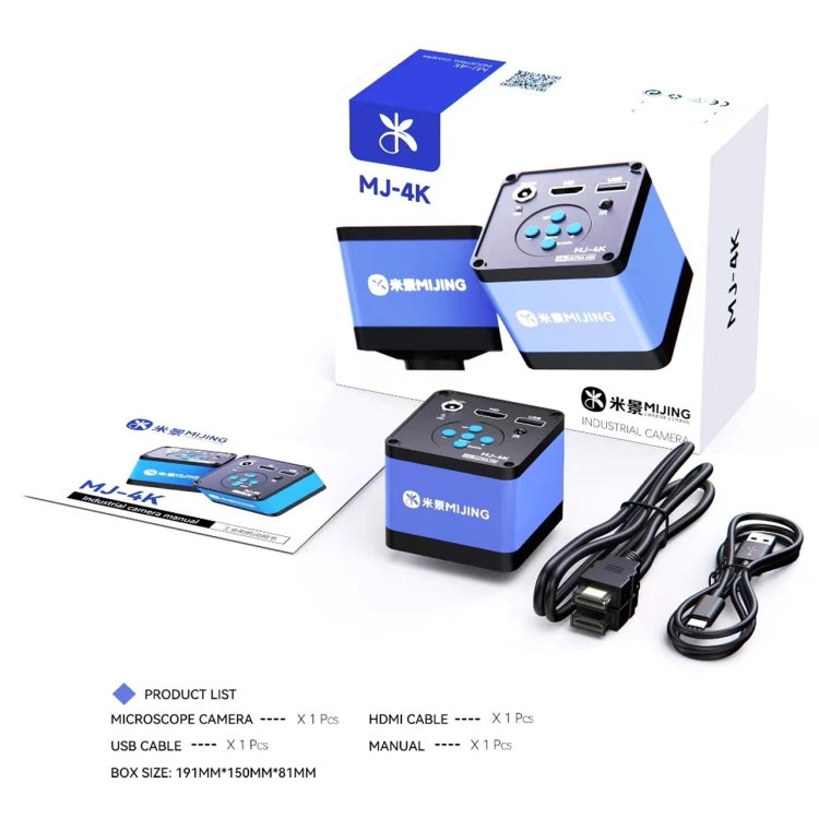 Mijing MJ-4K 4K HD Industry Microscope Camera by MIJING
