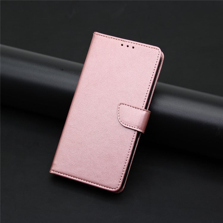 For iPhone 16 Pro Calf Texture Buckle Flip Leather Phone Case(Rose Gold) by buy2fix