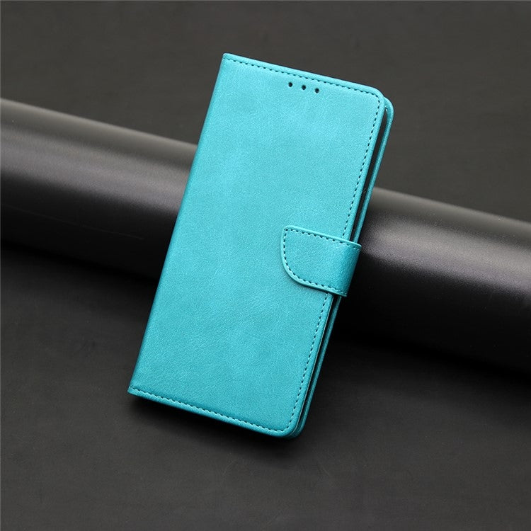 For iPhone 16 Pro Max Calf Texture Buckle Flip Leather Phone Case(Light Blue) by buy2fix