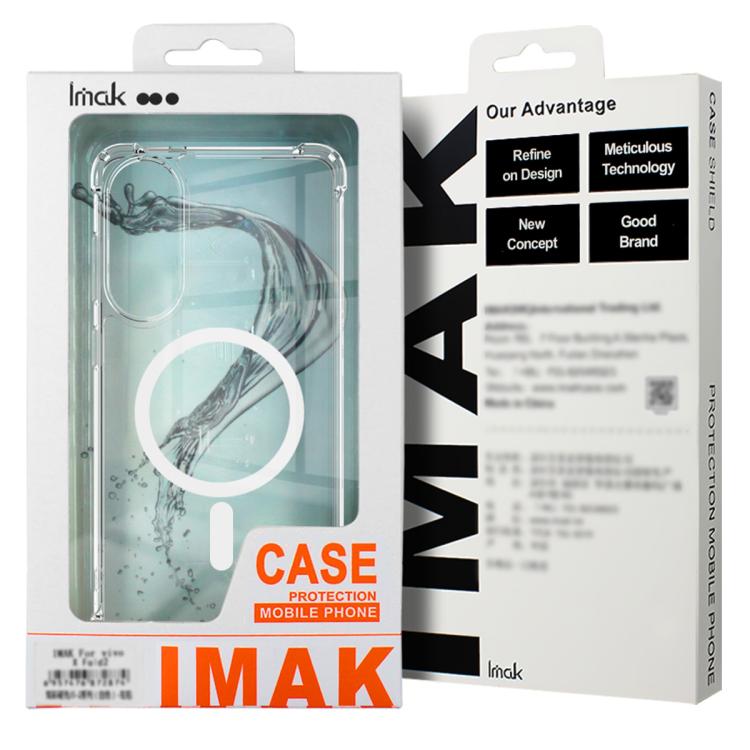 For iPhone 17 Pro Max IMAK Space Shield PC + TPU Airbag Shockproof MagSafe Phone Case(Transparent) - iPhone 17 Pro Max Cases by imak | Online Shopping UK | buy2fix
