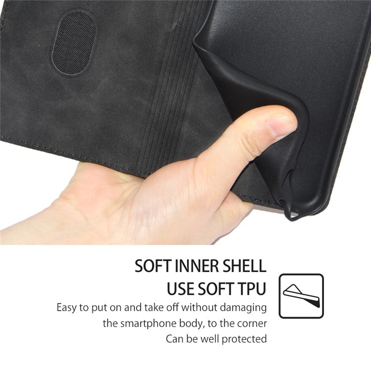 For iPhone 16 Pro Skin Feel Magnetic Leather Phone Case(Black) by buy2fix