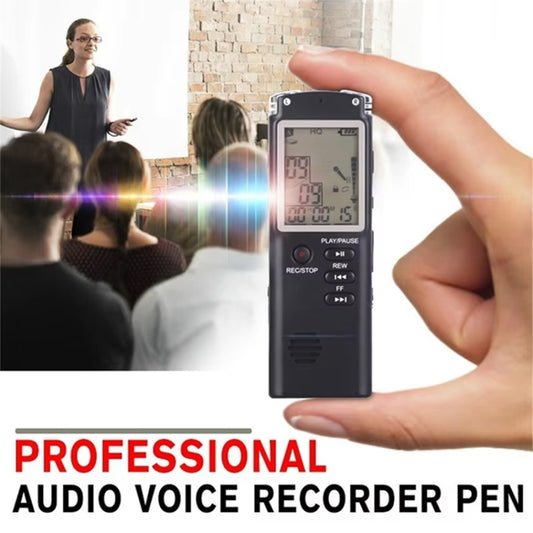 T60 Smart HD Noise Cancelling Voice Recorder MP3 Player, Memory:8GB(Black) by buy2fix