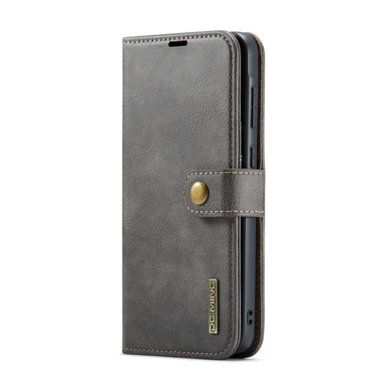 For Samsung Galaxy A56 5G DG.MING Crazy Horse Texture Detachable Magnetic Leather Case(Grey) - Galaxy Phone Cases by DG.MING | Online Shopping UK | buy2fix