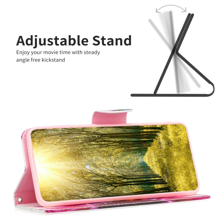 For Samsung Galaxy S25+ 5G Colored Drawing Pattern Leather Phone Case(Sun Flower) by buy2fix