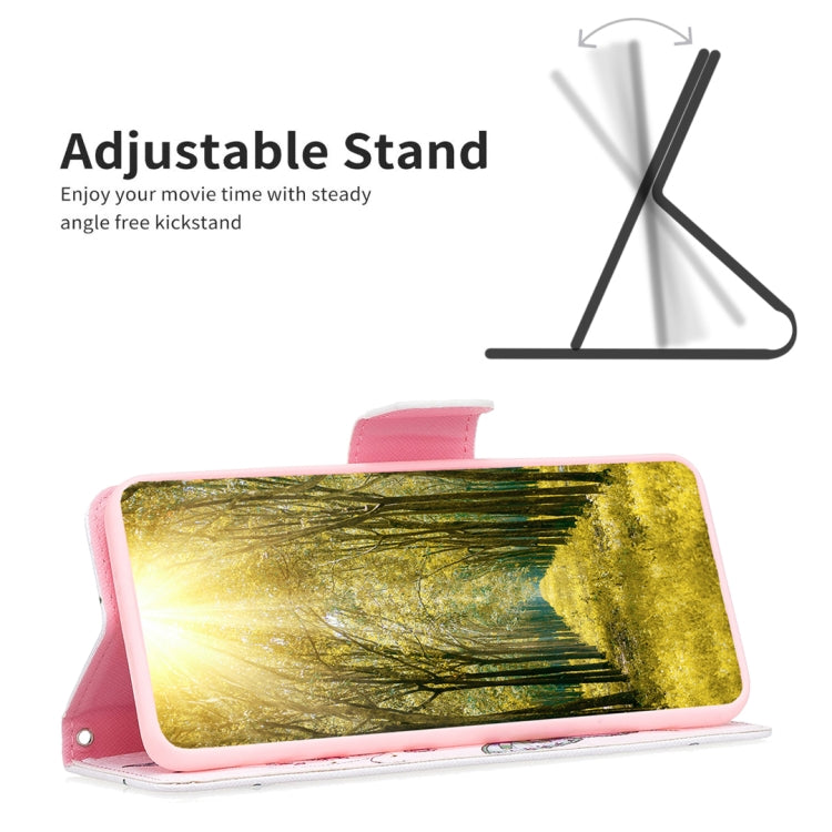 For Samsung Galaxy S25+ 5G Colored Drawing Pattern Leather Phone Case(Flowers Butterfly) by buy2fix