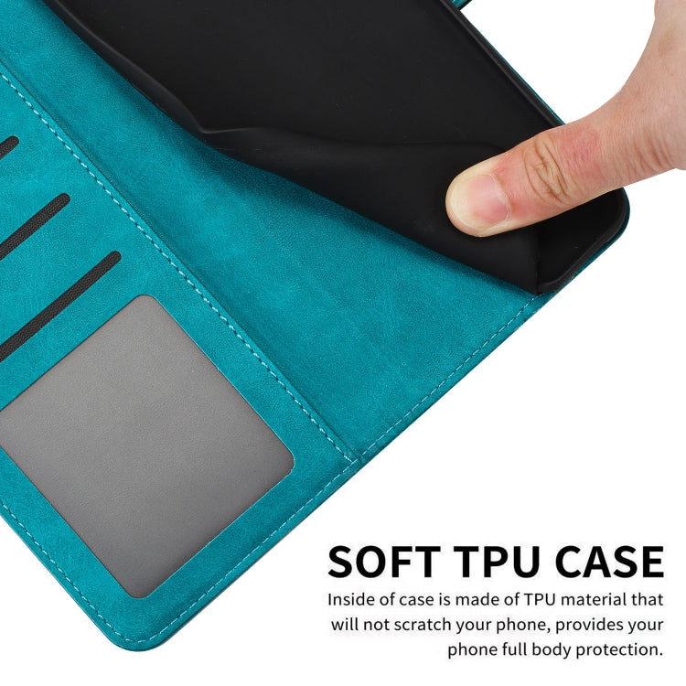 For Samsung Galaxy S25+ / S24+ 5G Solid Calf Texture Flip Leather Phone Case(Green) by buy2fix