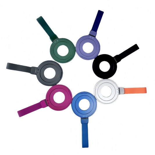 Metal Magsafe Magnetic Ring Silicone Band Phone Holder(Purple) - Ring Holder by buy2fix | Online Shopping UK | buy2fix