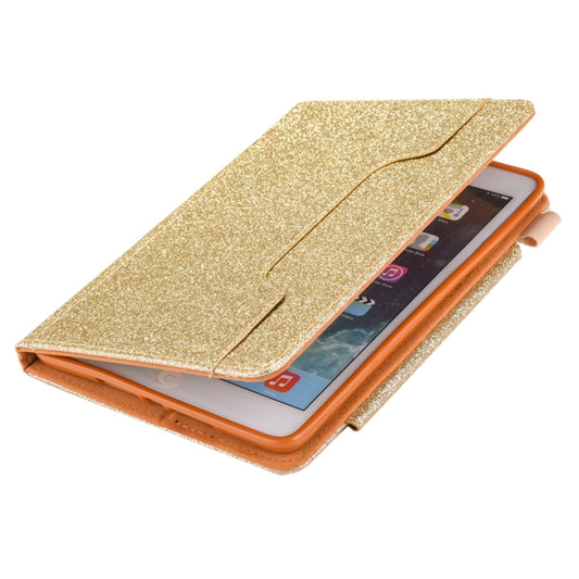 For iPad mini 6 / mini 2024 Hardware Buckle Smart Leather Tablet Case(Glitter Gold) - iPad mini 2024 Cases by buy2fix | Online Shopping UK | buy2fix
