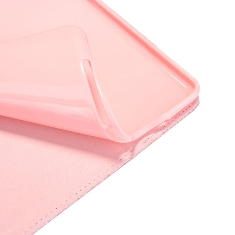 For iPad mini 6 / mini 2024 Hardware Buckle Smart Leather Tablet Case(Glitter Rose Gold) - iPad mini 2024 Cases by buy2fix | Online Shopping UK | buy2fix