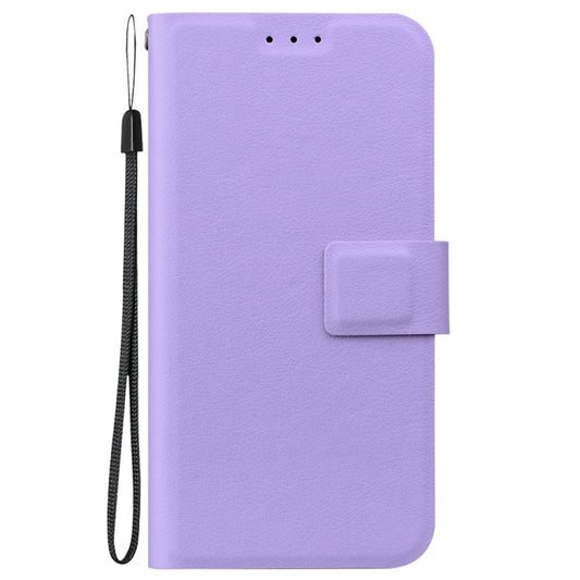 For Samsung Galaxy S25+ 5G Ultra-thin Voltage Magnetic Buckle Leather Phone Case(Purple) by buy2fix