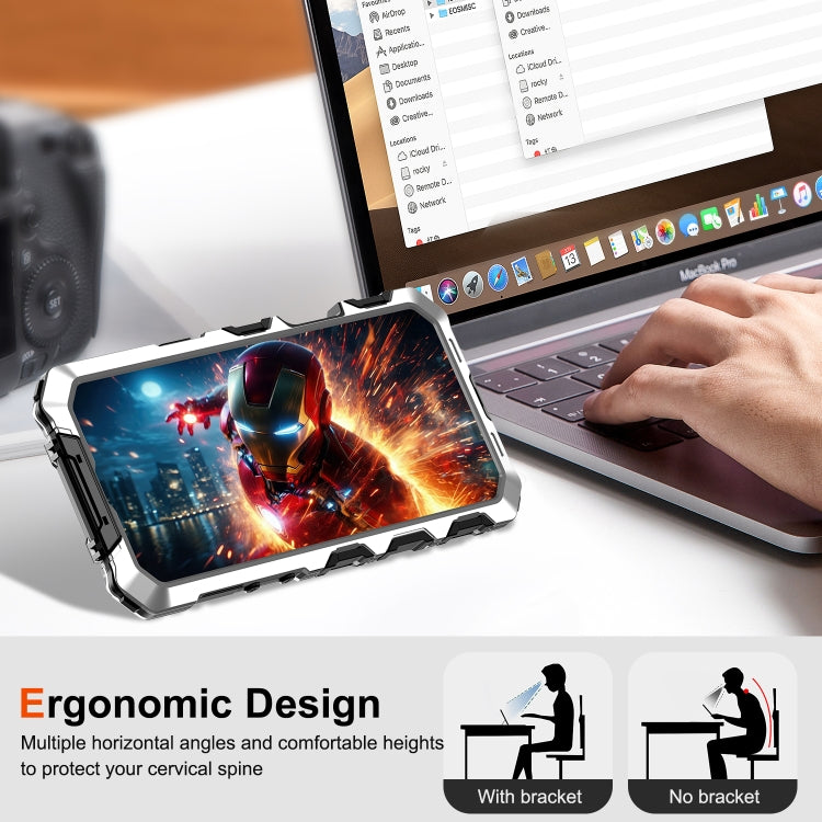 For iPhone 16 Pro R-JUST Life Waterproof Dustproof Shockproof Phone Case(Silver) by R-JUST