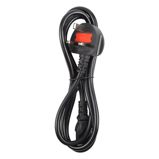 Big UK Plug Computer PC Power Cord 3 Pin Cable, Length:5m(Black) by buy2fix