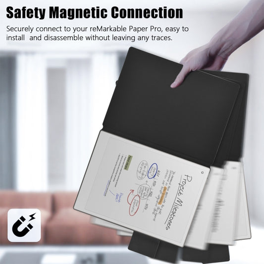 For reMarkable Paper Pro 2024 11.8 inch Imitation Original Smart Leather Tablet Case(Grey) - Lenovo by buy2fix | Online Shopping UK | buy2fix