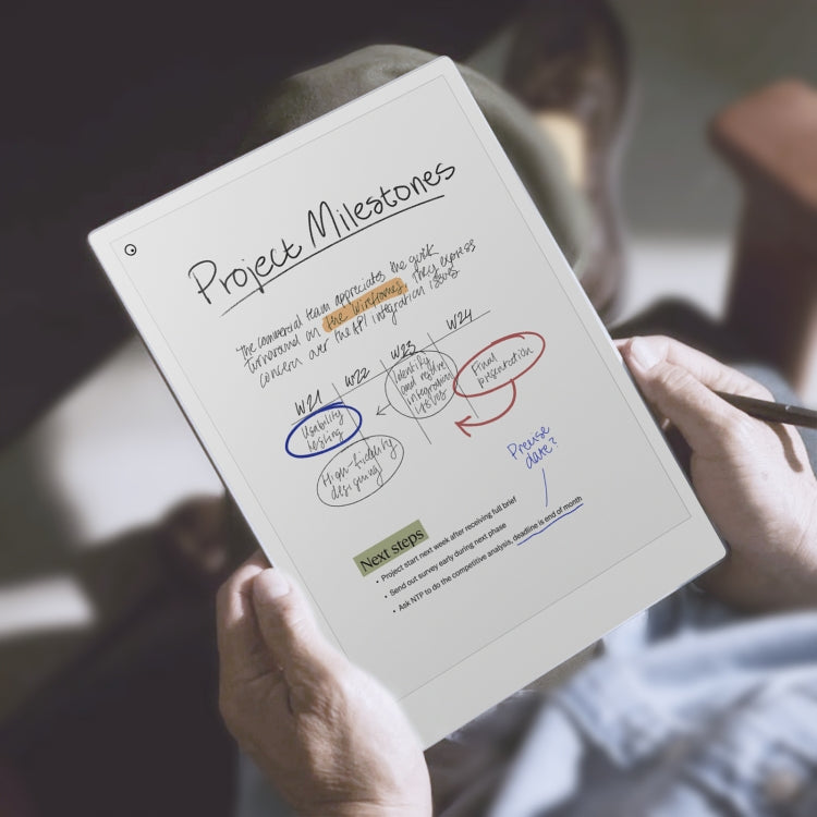 For reMarkable Paper Pro 2024 11.8 inch Imitation Original Smart Leather Tablet Case(Brown) - Lenovo by buy2fix | Online Shopping UK | buy2fix