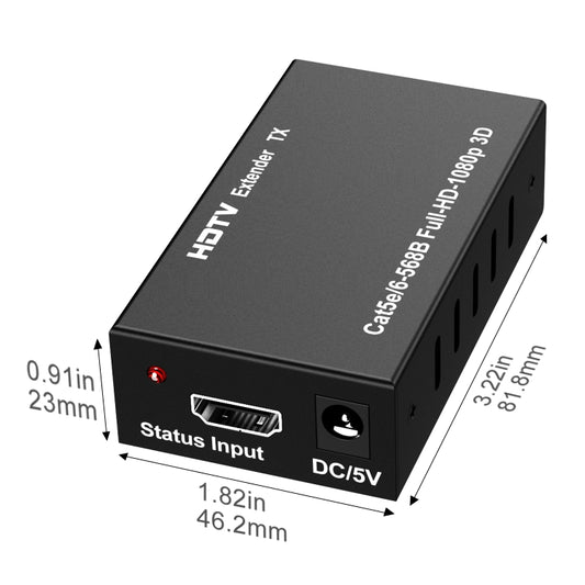 60m HDTV RJ45 Network Cable Extender, Plug:US Plug by buy2fix